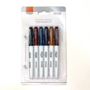 MARCADOR ARTISTICO PERMANENTE VINTAGE 6 COLORES