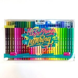 BRUSH PEN DOBLE PUNTA X 60 COLORES